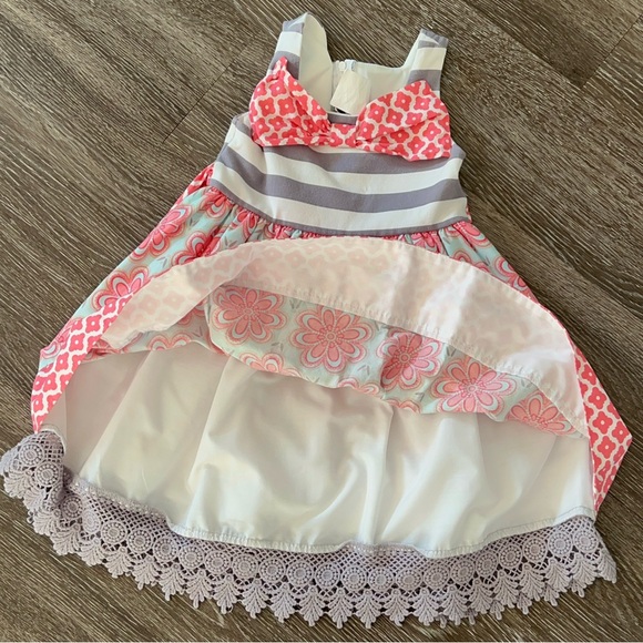 Counting Daisy’s Toddler Girls Printed Dress. - Picture 9 of 15